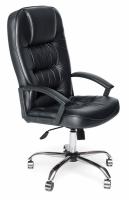 Кресло СН9944 Хром, кож/зам, черный, 36-6