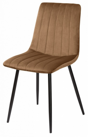 Стул Dublin (mod. 7066) цвет: G108-72 тоффи, велюр/черный