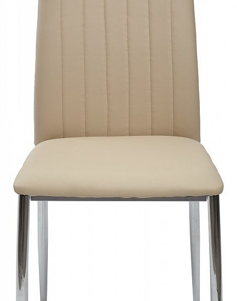 Стул COMFORT (mod. 999) цвет: PU 614 ,кремовый /хром
